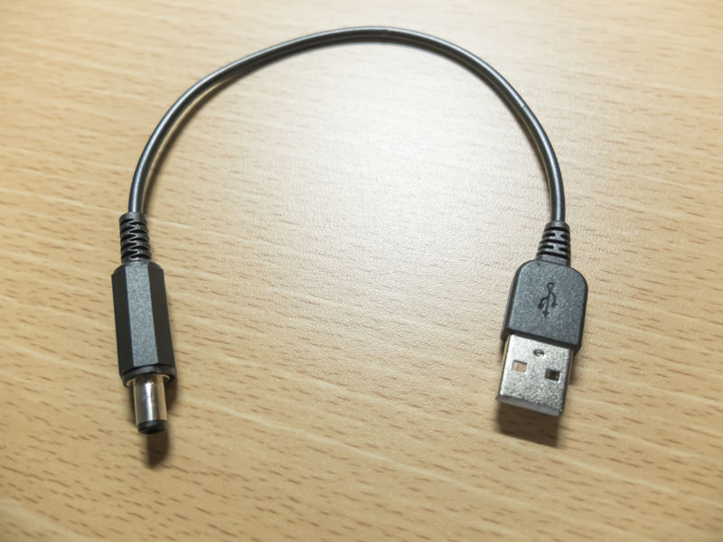USB-DCプラグ変換ケーブルの自作 | なんでも独り言