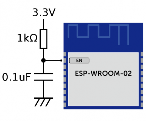 ESP8266のリセット回路